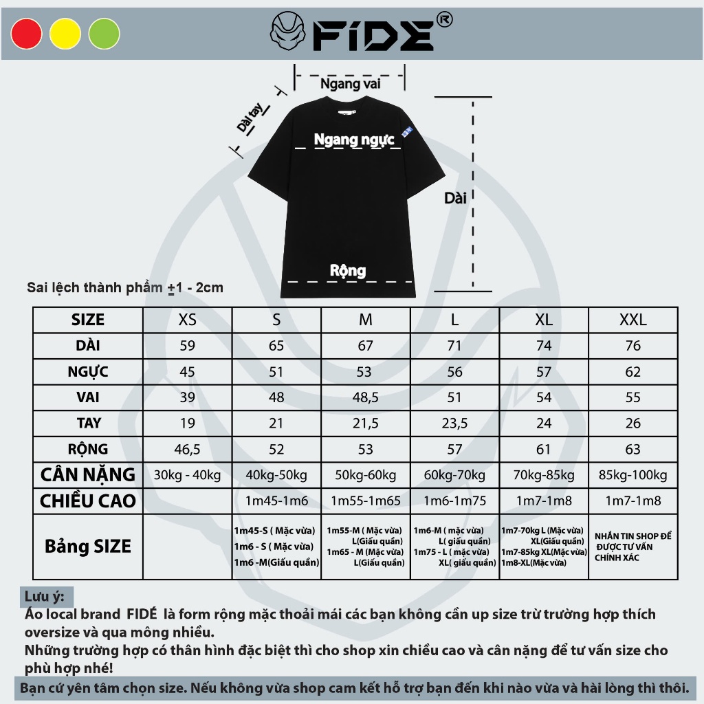 Ảnh Áo thun FIDE phông unisex form rộng local brand nam nữ cổ tròn oversize - AT115 4