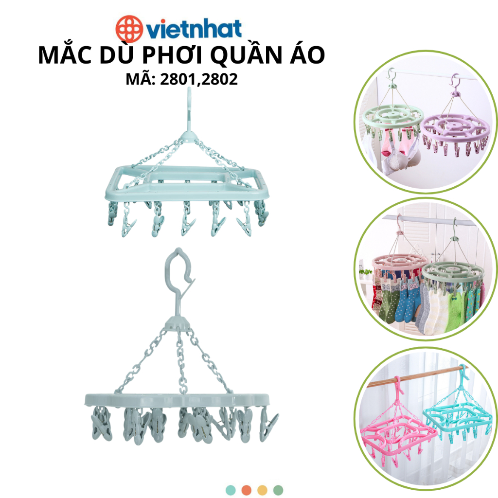 Mắc Dù Phơi Quần Áo Chính Hãng VIỆT NHẬT