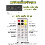 Đèn sân khấu moving 6 cánh PRO xoay 540 cảm ứng âm thanh điều khiển DMX 512 dành cho sân khấu phòng bay phòng karaoke — ảnh 4