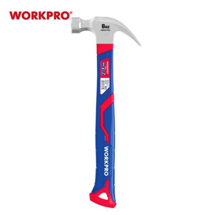 Búa nhổ đinh WORKPRO 225g (8Oz) 337g (12Oz) 450g (16Oz) 560g (20Oz) WP241009-241010-241011-241012 Cán bọc cao su cao cấp