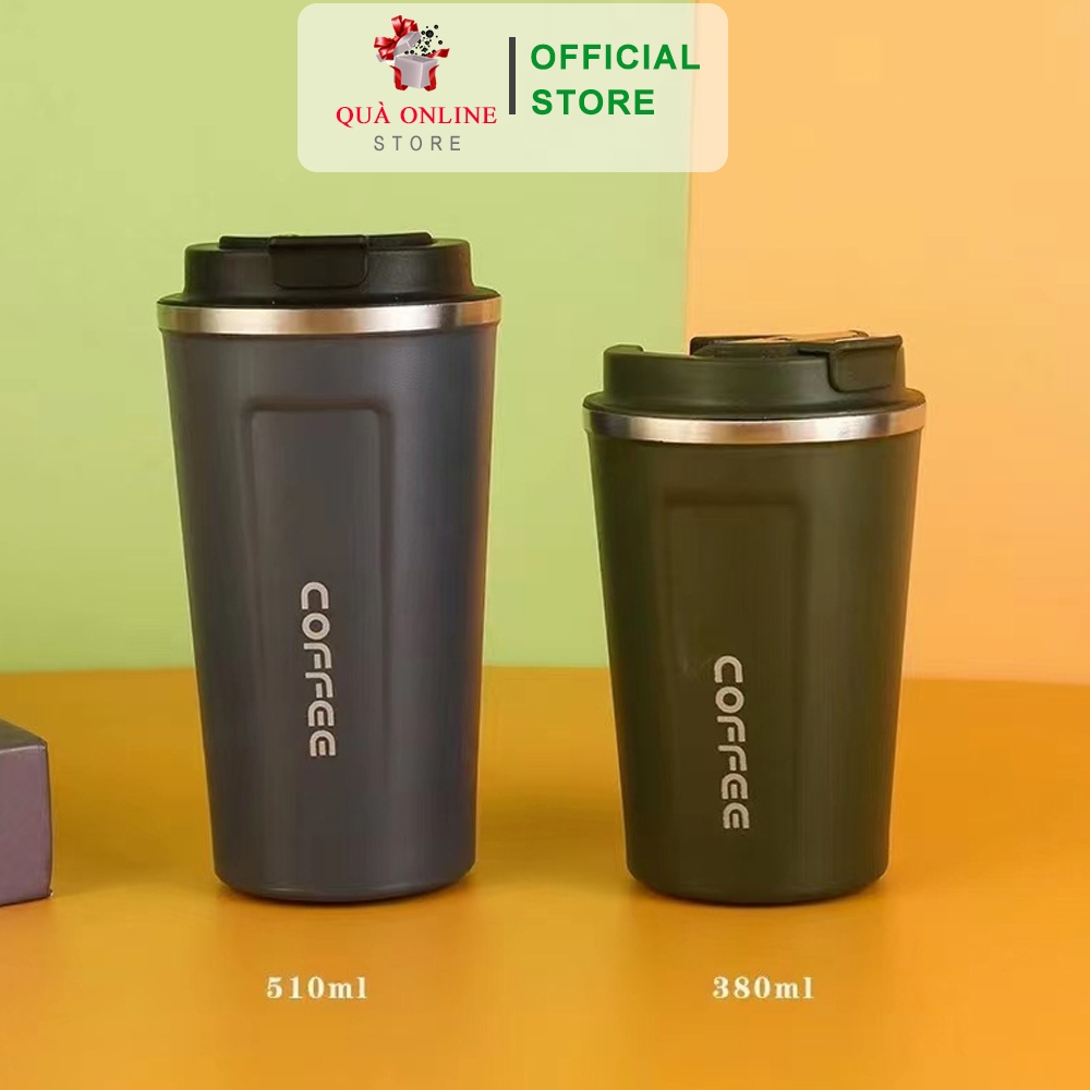 Ly giữ nhiệt Coffee Holic 510 ml hiển thị nhiệt độ khắc tên theo yêu cầu | Cốc giữ nhiệt Chính hãng