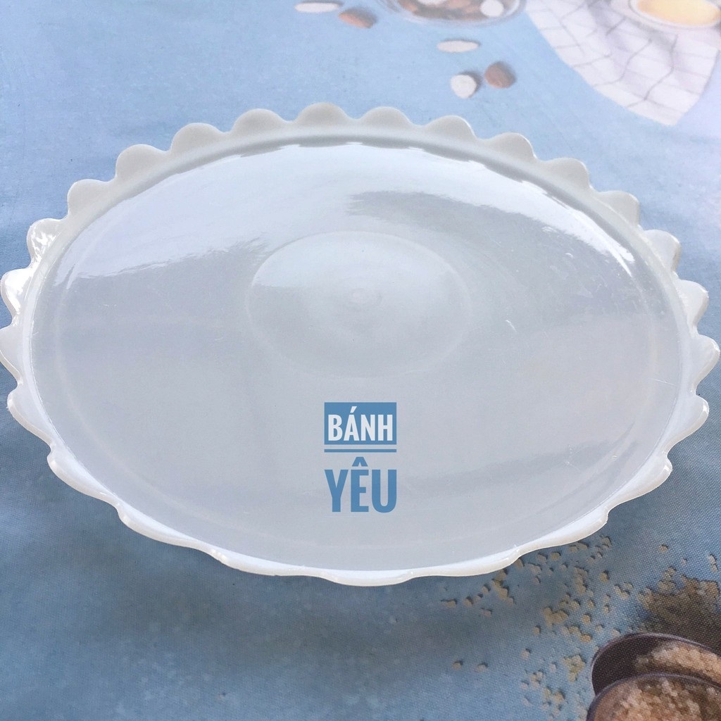 Dĩa nhựa đựng bánh kem/ rau câu