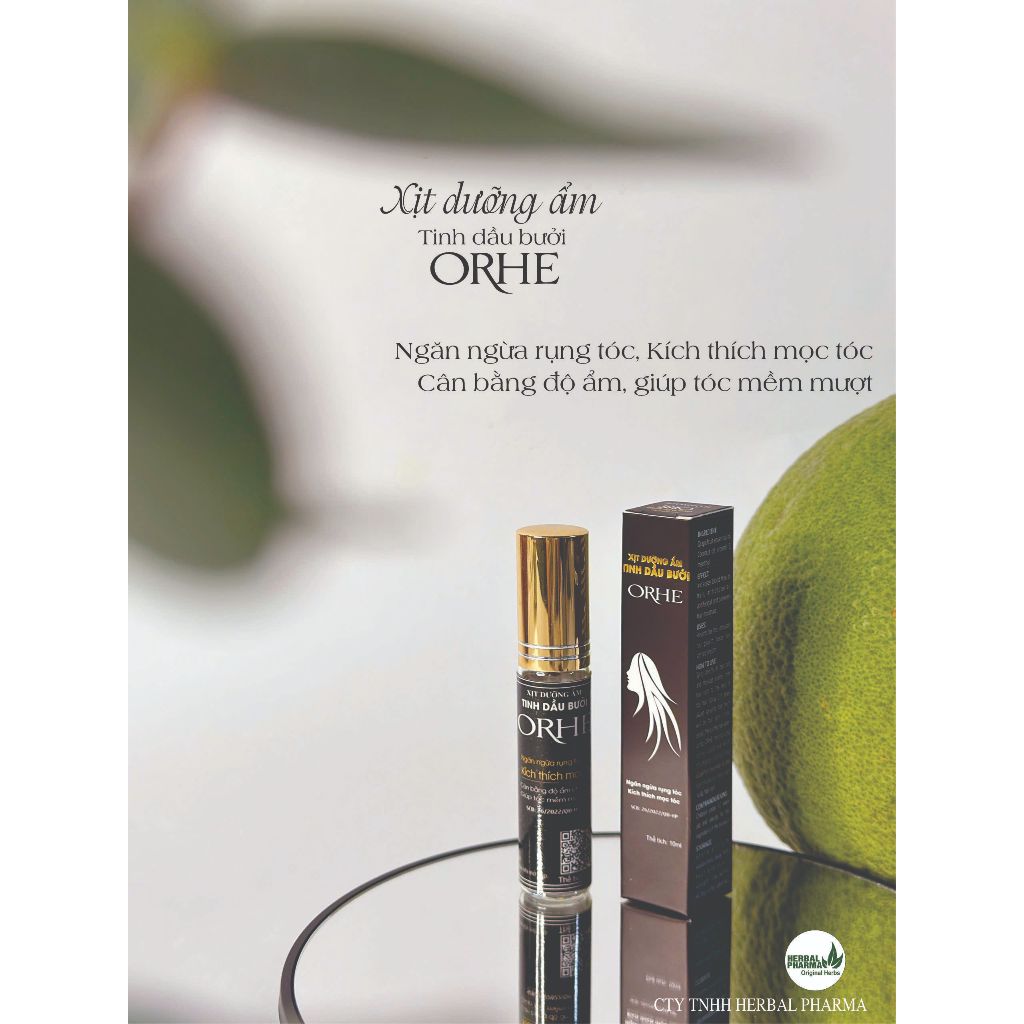 Xịt Bưởi ORHE (tinh dầu Bưởi, dầu dừa, vitamin E) 10ml
