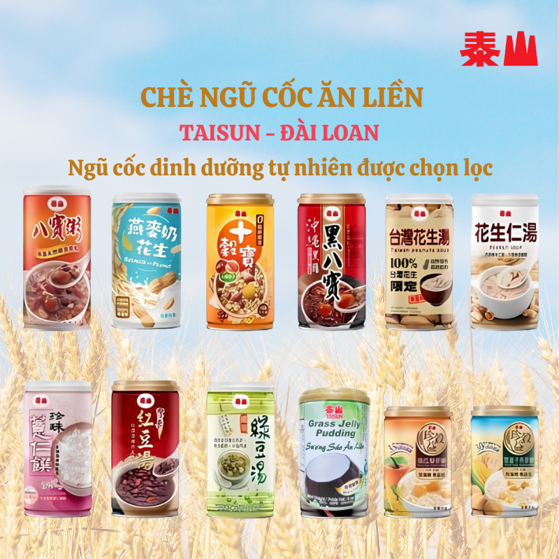 [Taisun] Chè ngũ cốc dinh dưỡng ăn liền cung cấp dinh dưỡng hằng ngày Đài Loan các loại