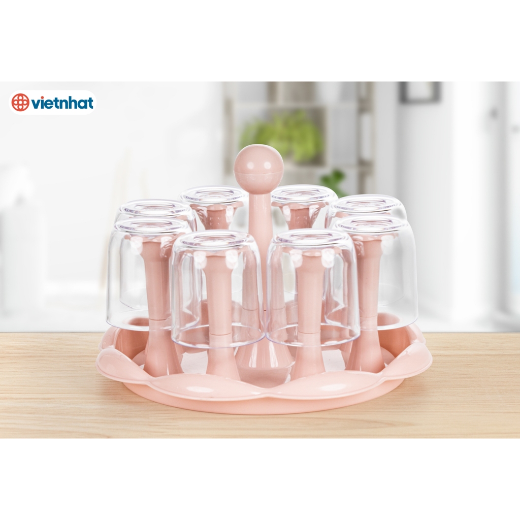 Khay Cắm Cốc Ly Hoa 6 cánh 8 cánh Chính Hãng VIỆT NHẬT (Mã 1306,1308)