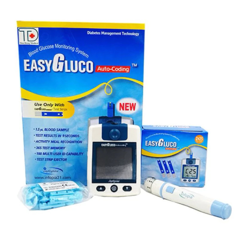 MÁY QUE ĐƯỜNG HUYẾT EASYGLUCO chính hãng | Shopee Việt Nam