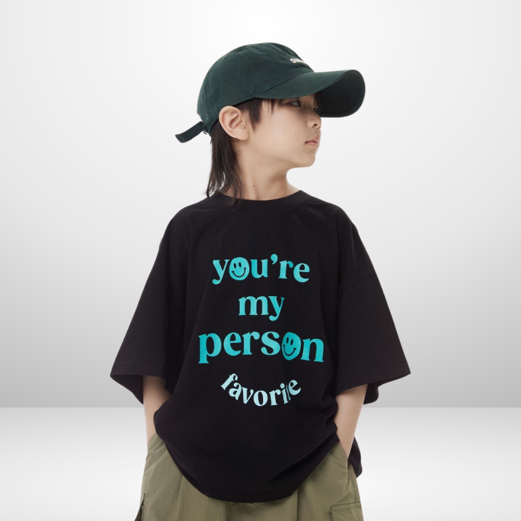 Áo Thun Ngắn Tay Mùa Hè Cho Bé Trai, Bé Gái In Hình Năng Động, Cổ Tròn | JJ Kids Fashion