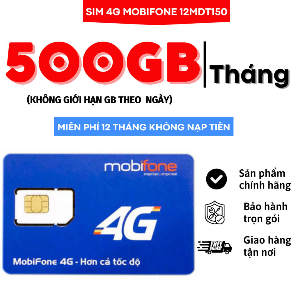 Sim 4G Mobifone Trọn Gói 1 Năm 1 TỶ GB Truy Cập Không Giới Hạn - Sim ...