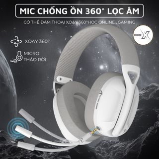 Tai Nghe Bluetooth Chụp Tai Không Dây Headphone Attack Shark L80 Âm Bass 3D Chơi Game Giải Trí