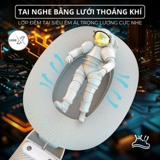 Tai Nghe Bluetooth Chụp Tai Không Dây Headphone Attack Shark L80 Âm Bass 3D Chơi Game Giải Trí