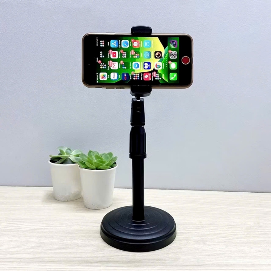 Giá Đỡ Điện Thoại Để Bàn, Quay, Kệ Đỡ Điện Thoại Livestream, Xem Video xoay 360 độ L7 hàng chuẩn - MA: KEPDIENTHOAI69