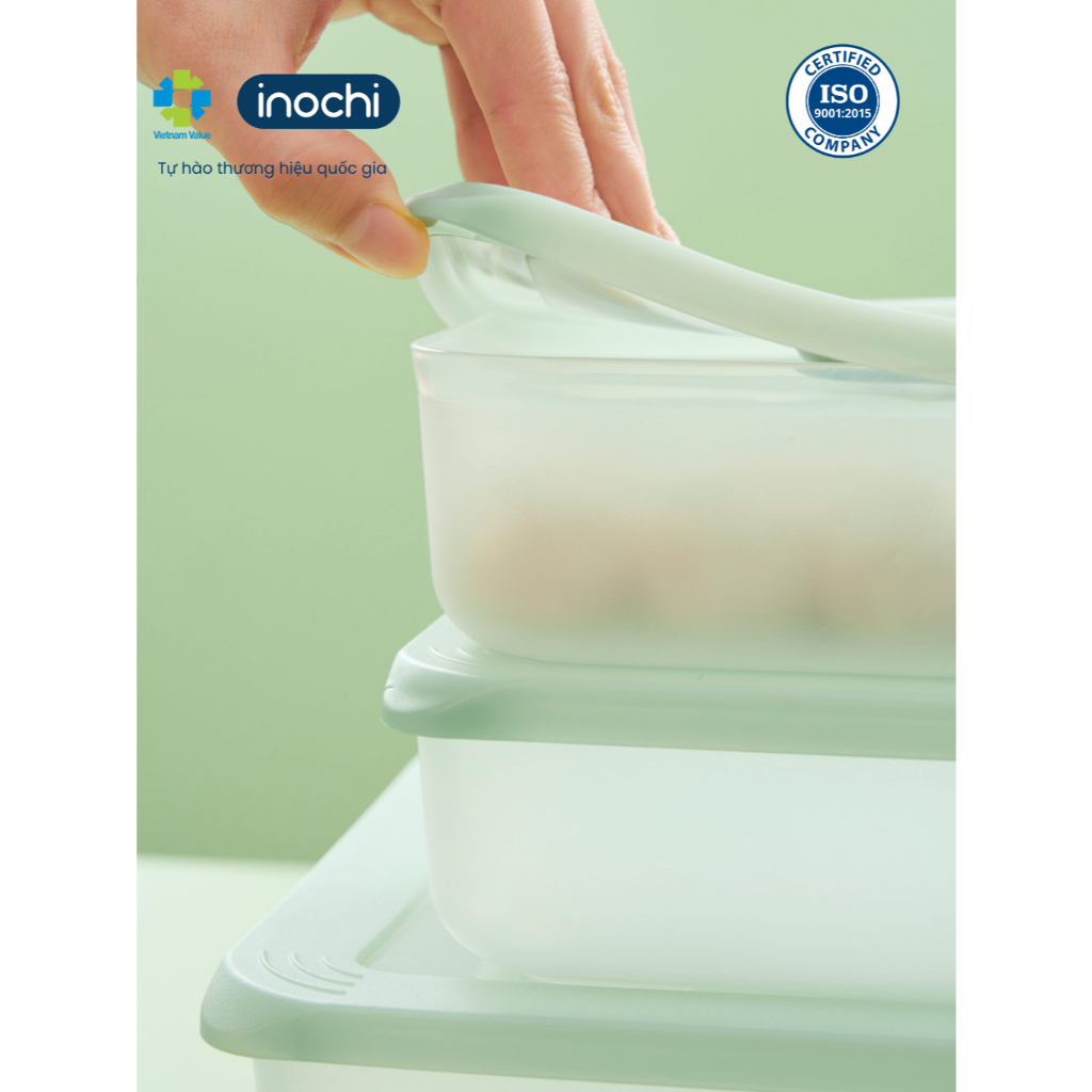 Bộ 4/ Bộ 7 Hộp Thực Phẩm TRỮ ĐÔNG Hokkaido 290-900-2500-3600ml Cao Cấp, Kháng Khuẩn, An Toàn