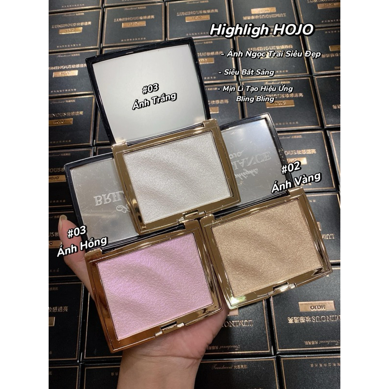 Highlight bắt sáng nội địa Trung Hojo, hạt nhũ mịn, cực kì bắt sáng. Hàng ngon bổ rẻ.