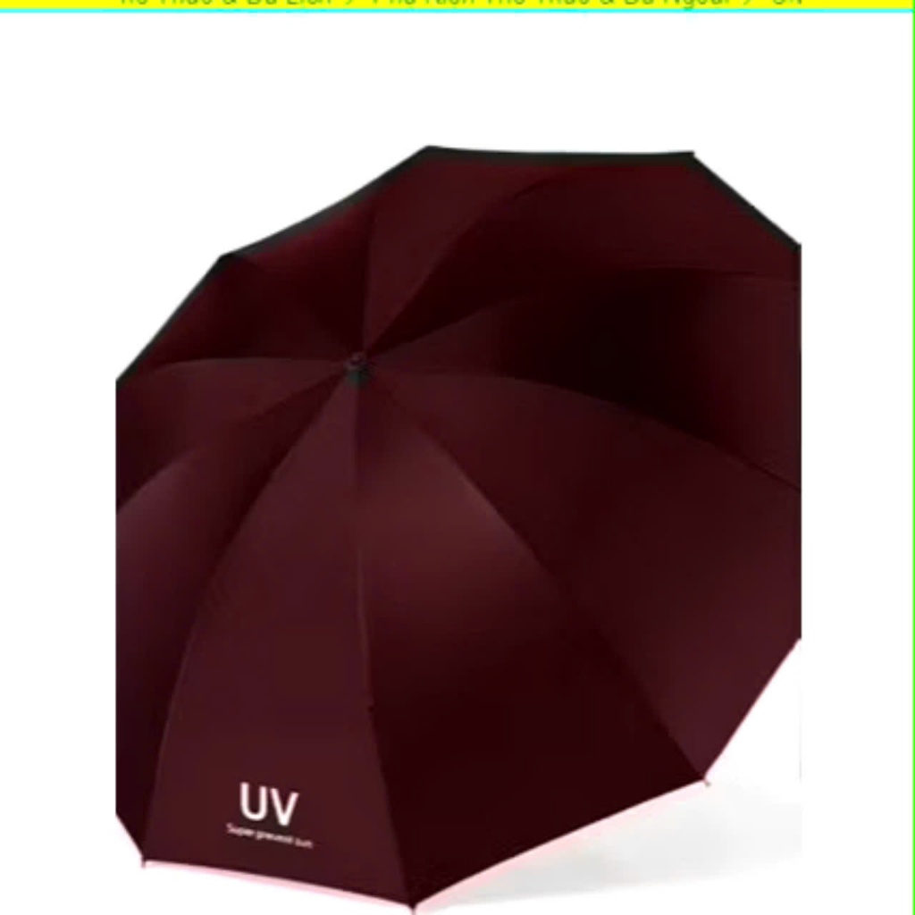 Ô UV ,  Dù Che Nắng Gấp Mở Tự Động - Ô Che Mưa Cao Cấp 12 Nan Chống Tia UV Bức Xạ Tuyệt Đối - ÔDUCHEMUANANG96