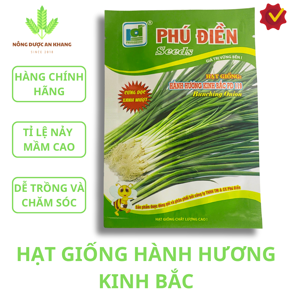 Hạt Giống Hành Hương (Hành Hoa) Kinh Bắc chính hãng Phú Điền năng suất cao