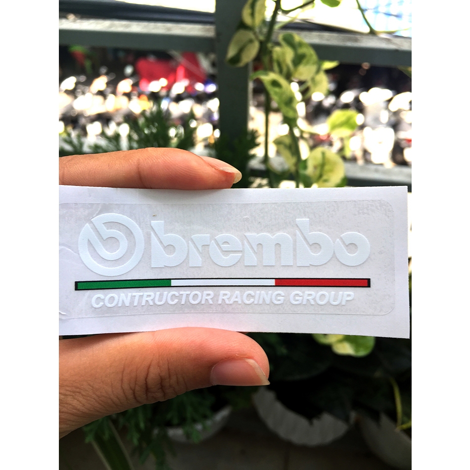 Tem in UV, BREM BO cờ Ý nền trong suốt. Decal chống nước, không bay màu. Sticker cao cấp