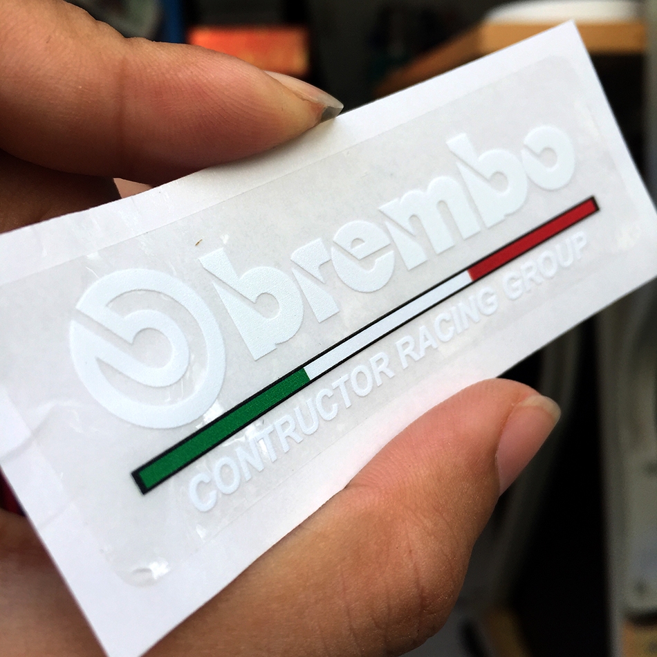 Tem in UV, BREM BO cờ Ý nền trong suốt. Decal chống nước, không bay màu. Sticker cao cấp