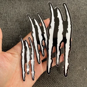 Vết cào xước MÀU TRẮNG, hình dán trang trí xe máy, xe ôtô, nón, điện thoại... Decal chống nước