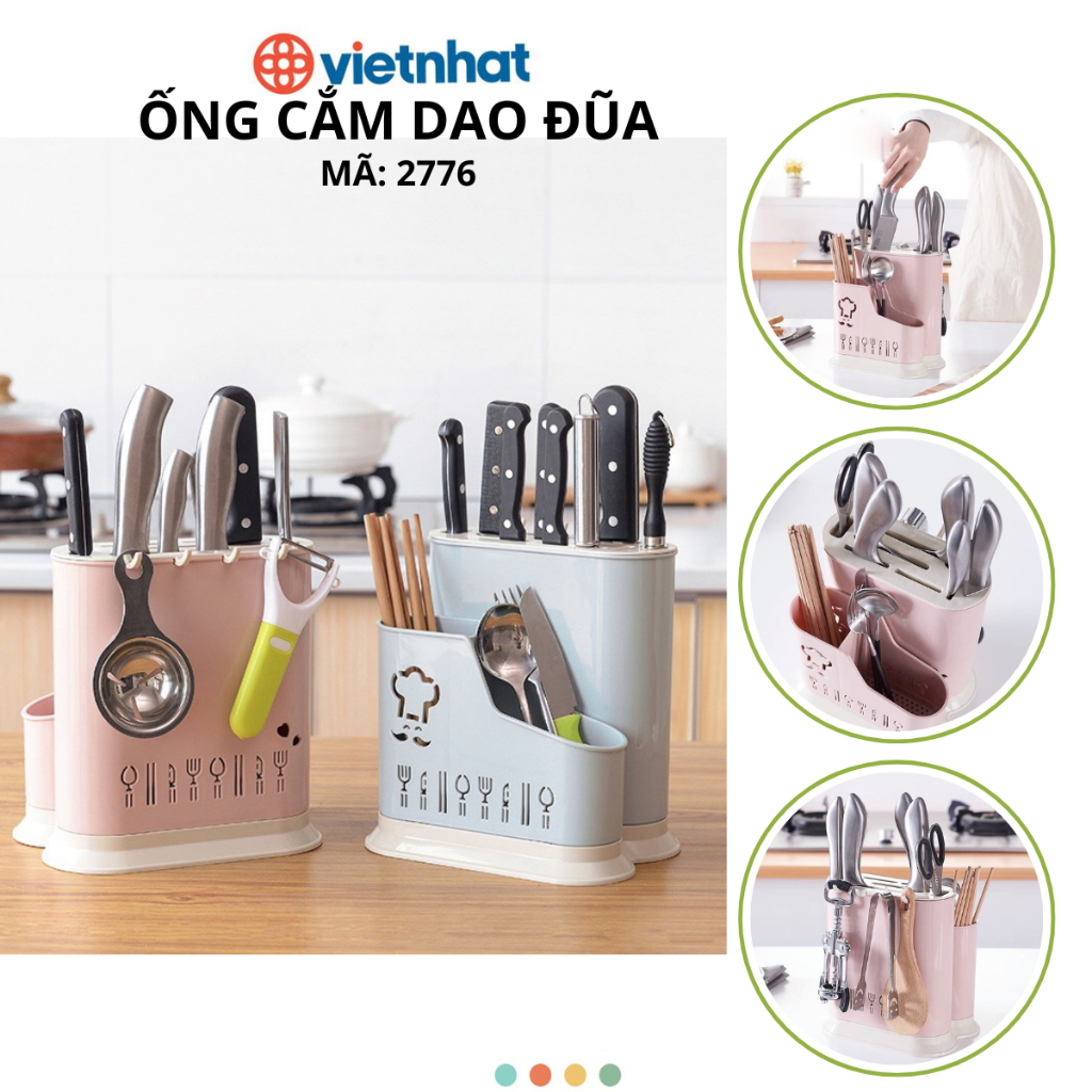 Ống Cắm Đũa, Ống Cắm Dao Chính Hãng VIỆT NHẬT (Mã 2776)
