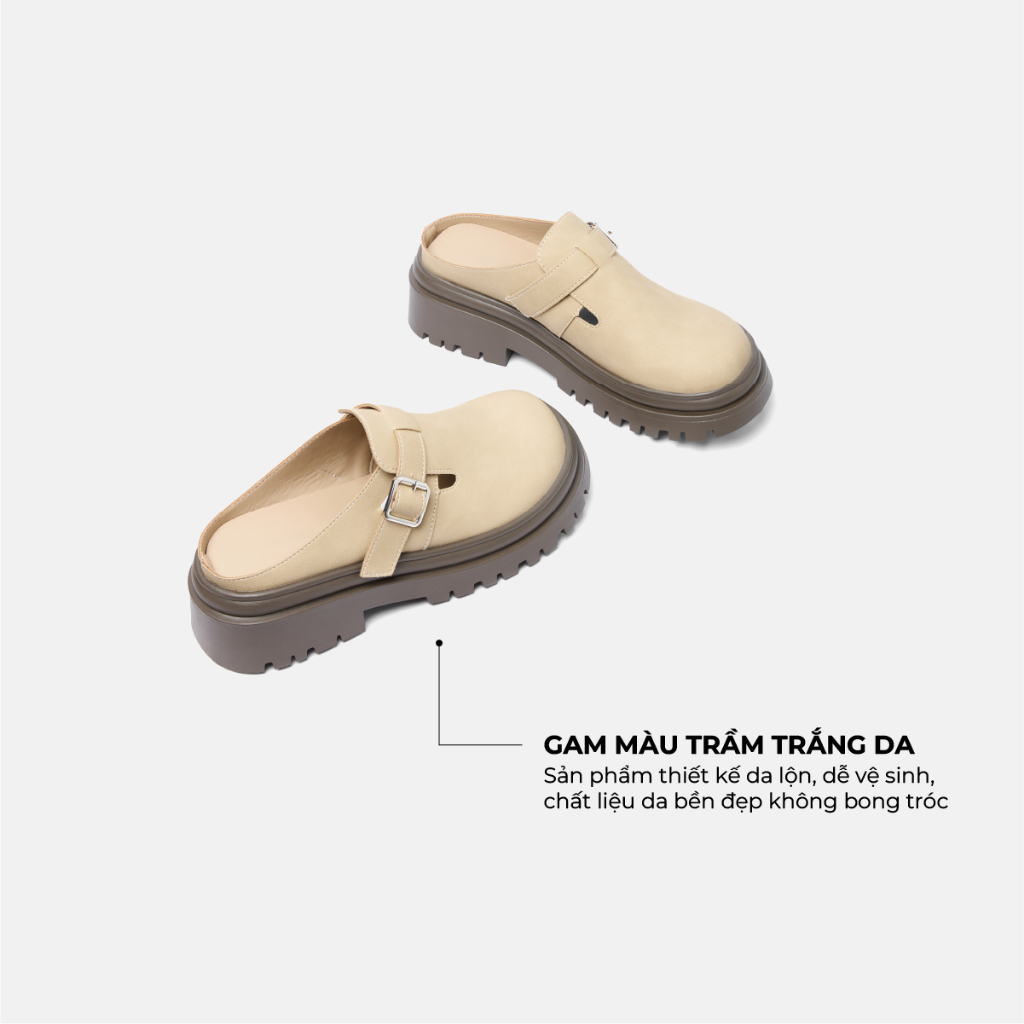 [ SẴN FULLSIZE - HOẢ TỐC ] Giày sục hở gót đế cao 5cm, giày nhẹ ôm dáng chân, thiết kế trẻ trung năng động -latlatshoes | BigBuy360 - bigbuy360.vn