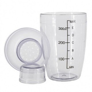 Bình lắc Shaker pha chế nhựa chia vạch đen 320ml--600ml Việt Nhật.