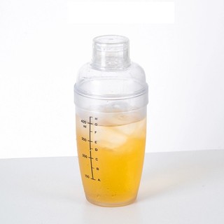 Bình lắc Shaker pha chế nhựa chia vạch đen 320ml--600ml Việt Nhật.
