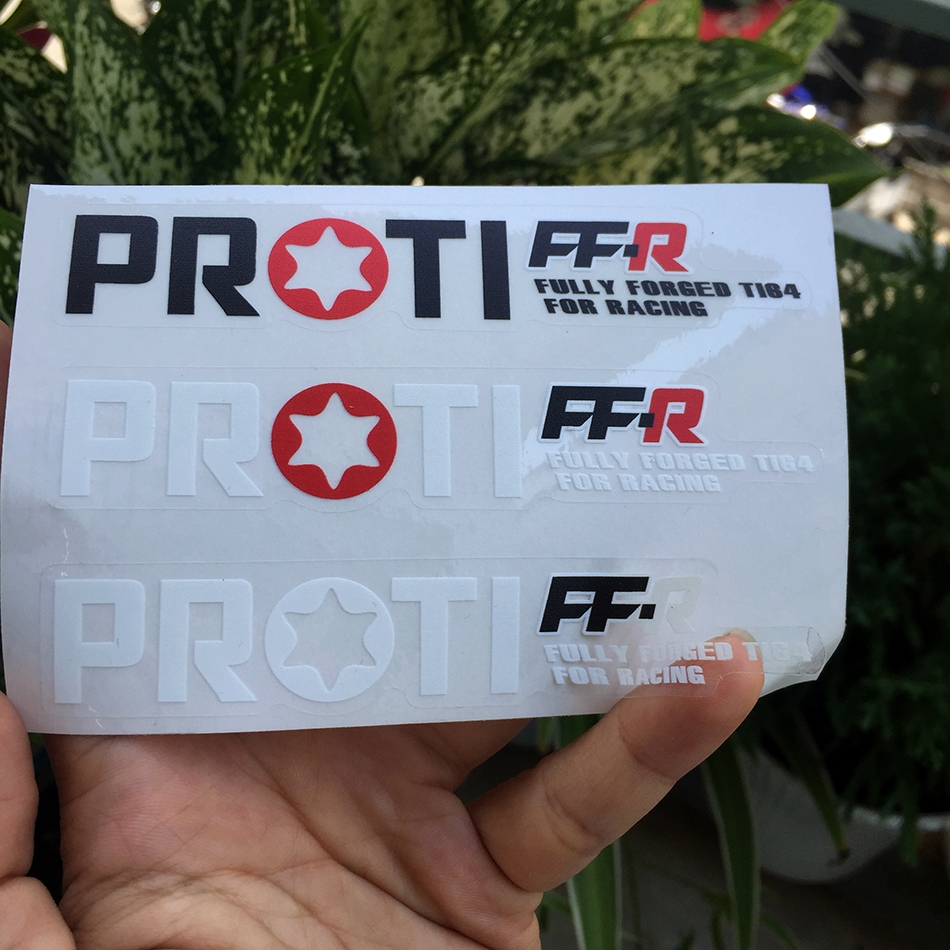 Tem in UV, PROTI nền trong suốt. Decal chống nước, không bay màu. Sticker cao cấp