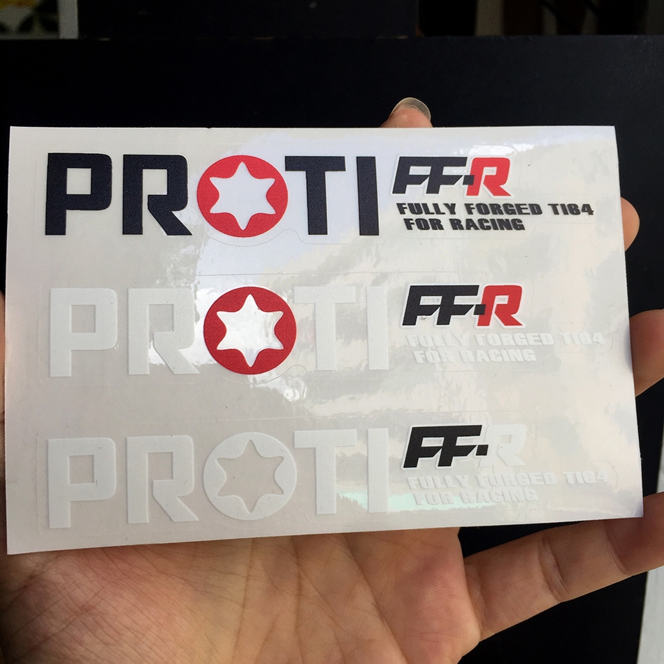 Tem in UV, PROTI nền trong suốt. Decal chống nước, không bay màu. Sticker cao cấp