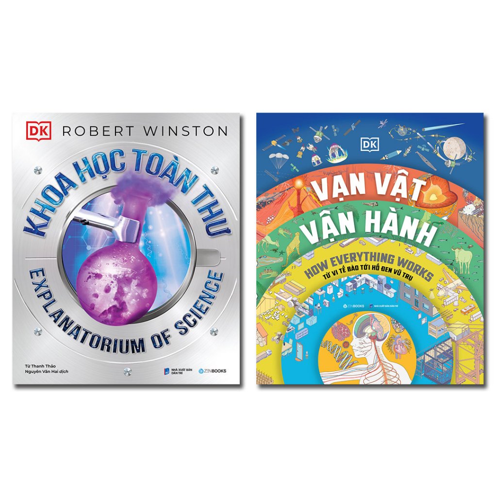 Combo Sách DK - Vạn Vật Vận Hành + Khoa Học Toàn Thư