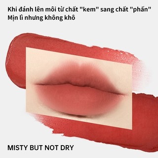 SON KEM LÌ MOOEKISS Lip Clay Chất Bùn Nhung Mịn, Mờ Lì, Che Vân Môi, Bền Màu, Nội Địa Trung 3g - MOMOKOcosmetics