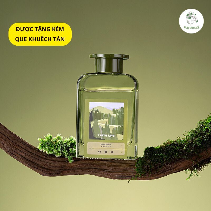 Tinh Dầu Thơm Thiên Nhiên Varomas 150ml Bản Sang Trọng Để Phòng Que Gỗ Tự Khuếch Tán Thanh Lọc Khử Mùi Không Khí KT118