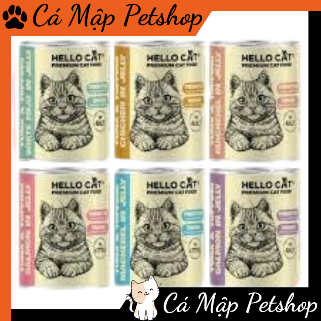 Pate cho mèo Hello Cat, Pate HelloCat Premium cho mèo - Lon 400G ...