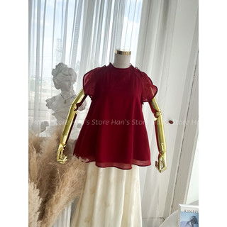[HAN’S STORE ]SET ÁO TƠ VÂN MÂY VÁY HOA TẾT 2025