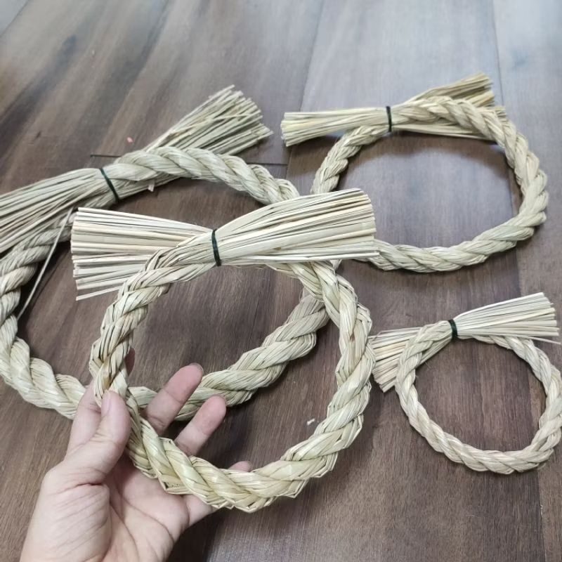 [VÒNG TẾT/ VÒNG NHẬT](CHỈ VÒNG)Vòng Shimenawa/Shimekazari trang trí vòng Tết/Vòng Nhật/vòng nguyệt quế Tết
