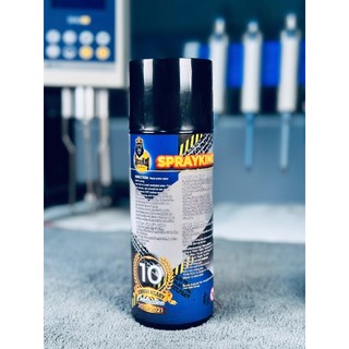 Dưỡng sên mỡ bò xanh chống văng bám sên-SPRAYKING chai dạng xịt 400ml gốc mỡ bò lithium xanh