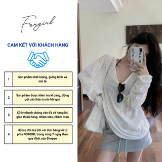 Áo phông giấy Forgirl áo thun tay dài basic chất giấy cao cấp nhẹ mờ dai T082