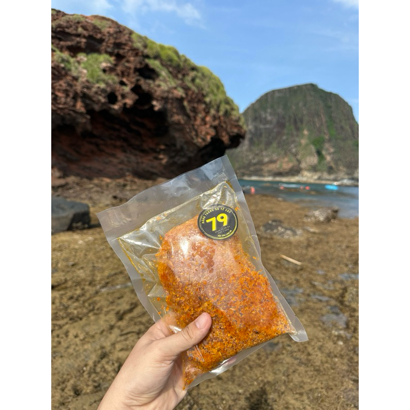 Đặc sản Long An- 500gr-Bánh tráng sa tế cay 79 Long An( chính gốc 79-Long An)