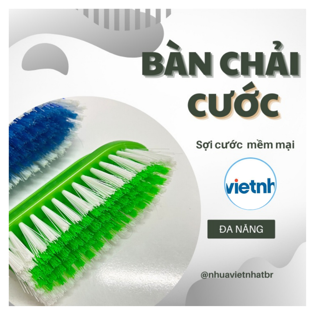 Bàn chải đánh quần áo, Bàn chải đánh giày dép Chính Hãng Việt Nhật (Mã 5855)