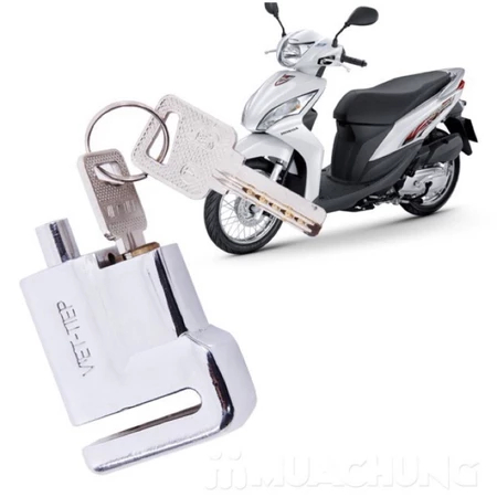 Khóa đĩa xe máy Việt Tiệp chính hãng, khóa phanh đĩa chống cắt Việt Tiệp