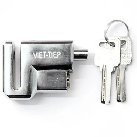 Khóa đĩa xe máy Việt Tiệp chính hãng, khóa phanh đĩa chống cắt Việt Tiệp
