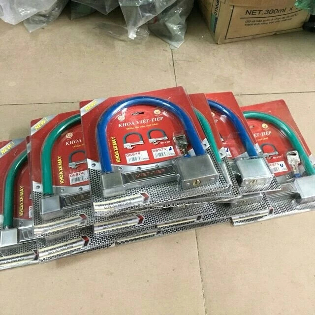 Khóa chữ U Việt Tiệp chinh hãng, khóa Việt Tiệp chữ U chống trộm an toàn, hiệu quả