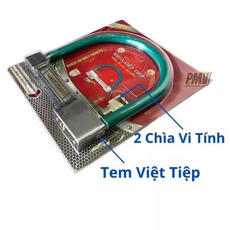 Khóa chữ U Việt Tiệp chinh hãng, khóa Việt Tiệp chữ U chống trộm an toàn, hiệu quả