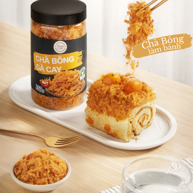 CHÀ BÔNG GÀ CAY THẢO LÀN FOODS 5KG