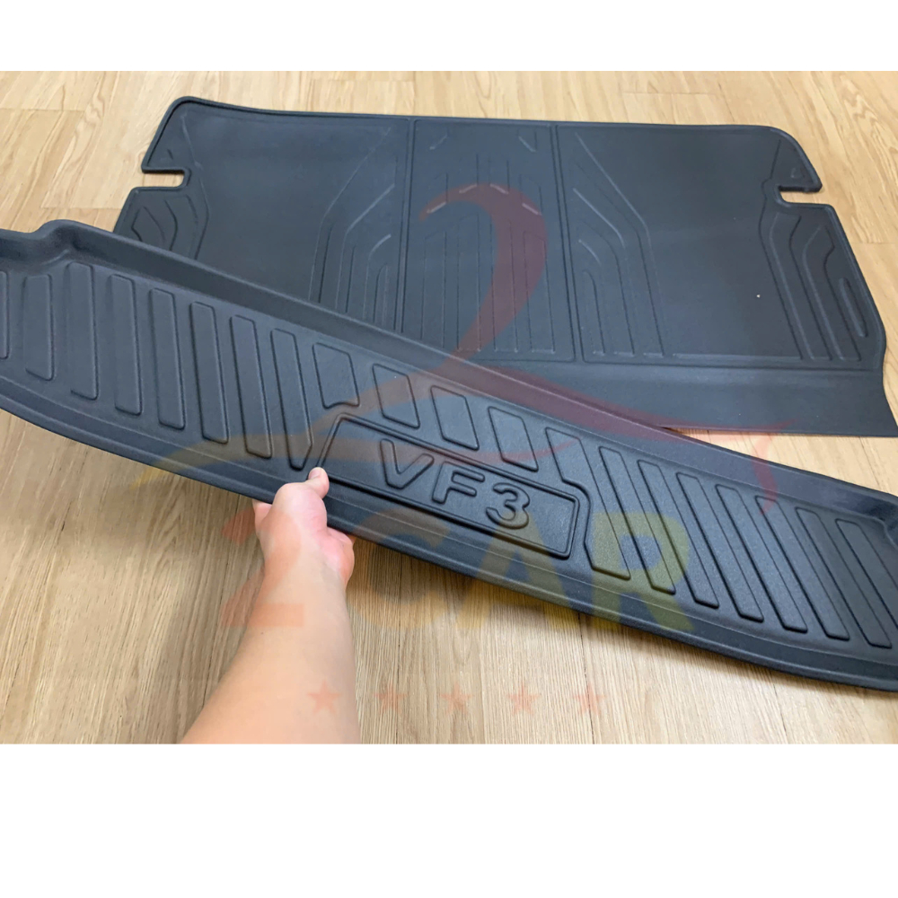 LÓT CỐP xe Vinfast VF3 nhựa dẻo siêu đẹp, siêu bền, chống thấm nước, không mùi, vừa khít xe_2CAR