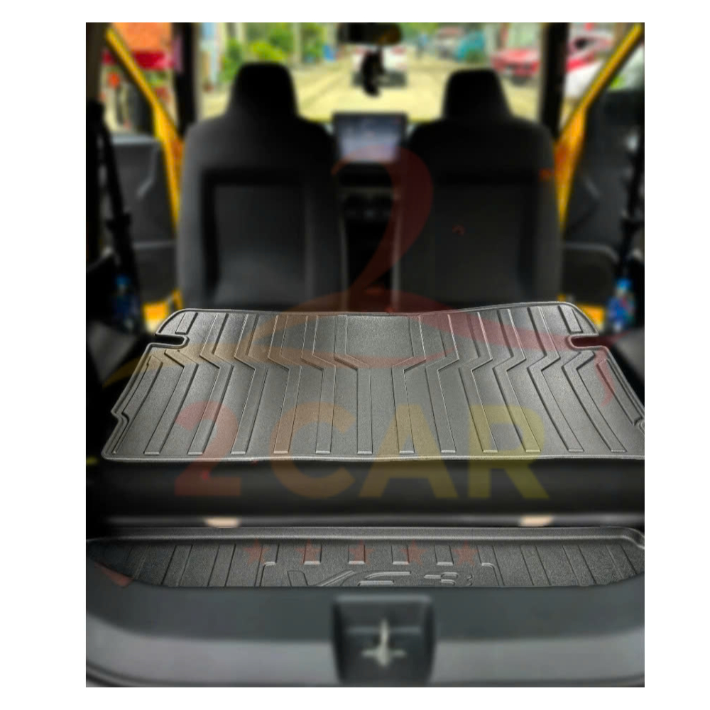 LÓT CỐP xe Vinfast VF3 nhựa dẻo siêu đẹp, siêu bền, chống thấm nước, không mùi, vừa khít xe_2CAR