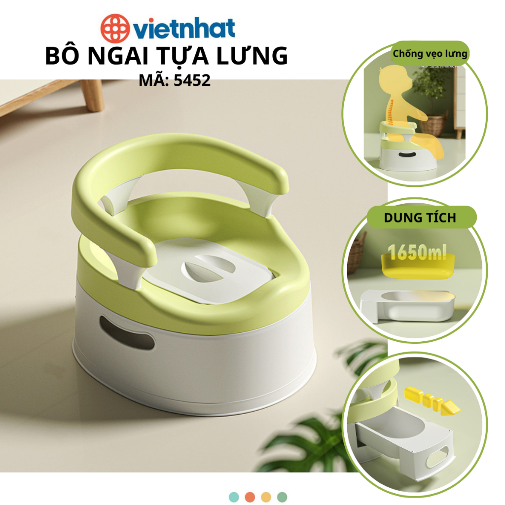 Bô Ngai Tựa Lưng Cho Bé Chính Hãng VIỆT NHẬT (Mã 5452)