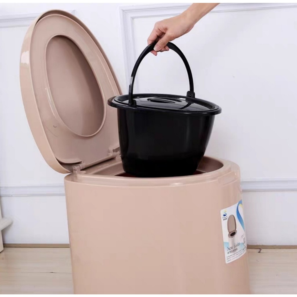 Bô Vệ Sinh Di Động Cho Người Già, Mẹ Bầu, Bệnh Nhân Khó Di Chuyển Chính Hãng VIỆT NHẬT (Mã 5459)