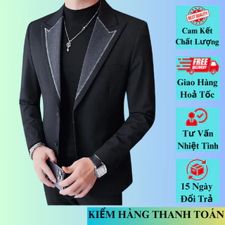 Áo vest nam chất vải tuyst xước dày dặn đứng form sang chảnh lịch lãm N58