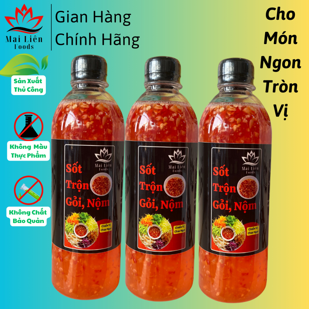 Sốt Trộn Gỏi, Nộm,Rau Củ ( Vị Chua Ngọt) Mai Liên Foods 500ml/1 Chai ...