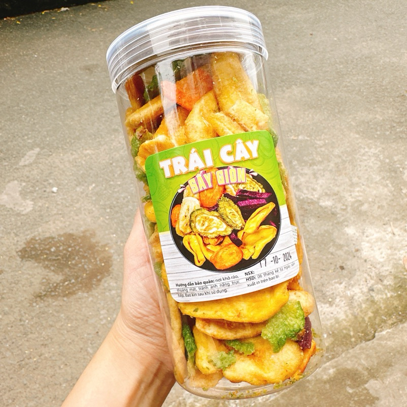 Thập Cẩm Trái Cây Sấy Lạnh Giòn Xuất Khẩu hộp 500GR/270GR